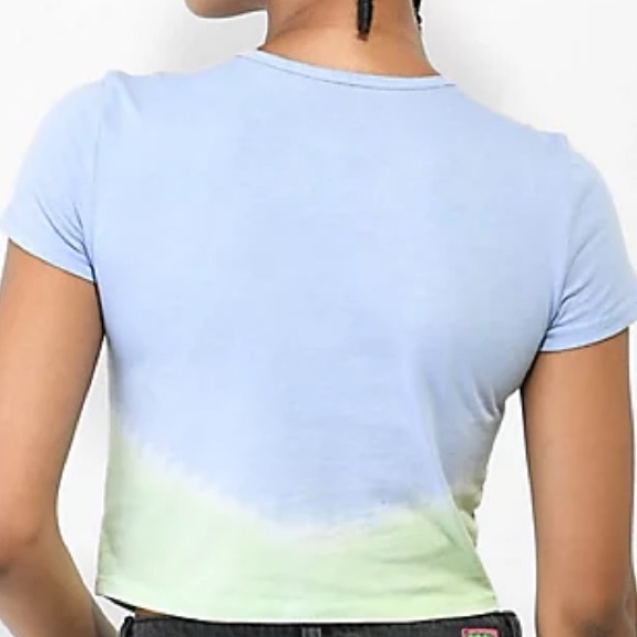 Obey Tie Dye Crop T-Shirt - Picture 4 of 4